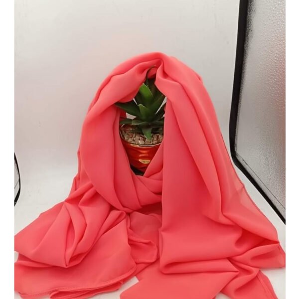 Full-Coverage Bubble Chiffon Hijab in Medium Sweet