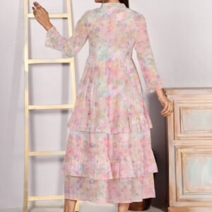 Baby Pink Georgette Gown