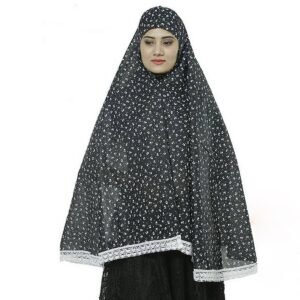 Cotton Namaj Hijab with Lace — image 1