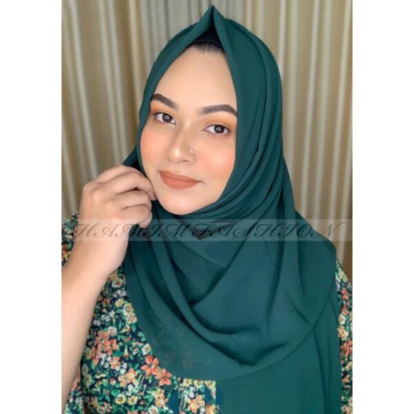 Full-Coverage Bubble Chiffon Hijab — image 2