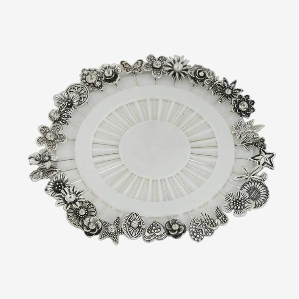 10-Piece Metal Hijab Pins — image 2